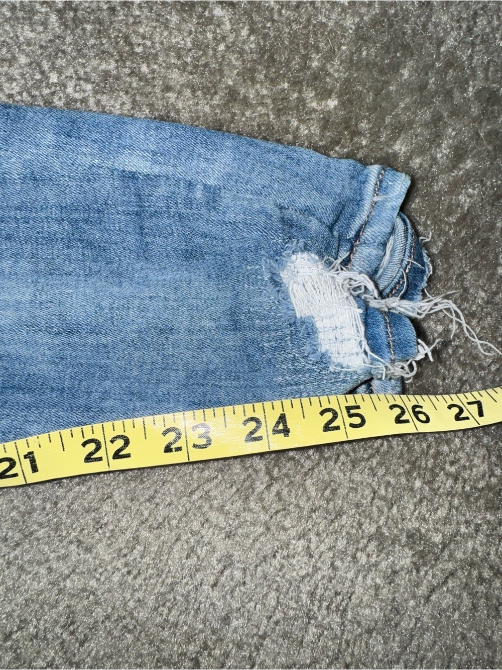 American Eagle Outfitters Light Blue Distressed Skinny Jeans - Picture 11 of 11